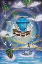 Gabriele-Schab---Das-blaue-Luftschiff