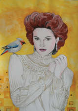 Lady with Bird